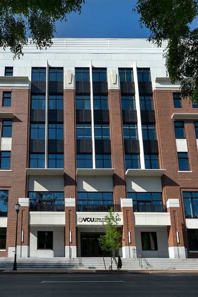 the college of humanities and sciences stem building on the v.c.u. campus